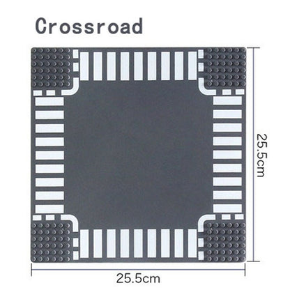 City Road Street Baseplate Straight Crossroad Curve