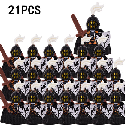 Mini Medieval Soldier Figures Model