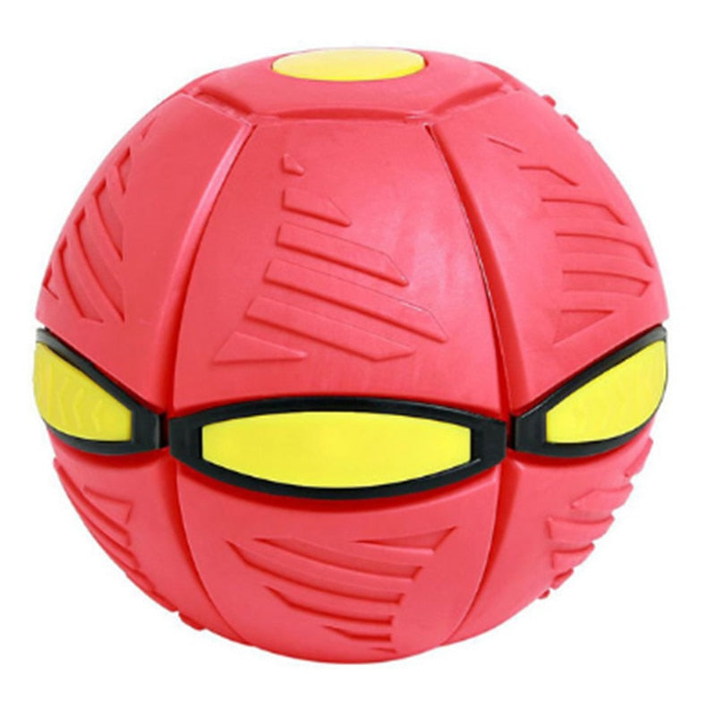 Kids Flat Throw Disc Ball Flying Balls with For Children's Toy Balls Boy Outdoor Sports Toys Gift Flat Ball