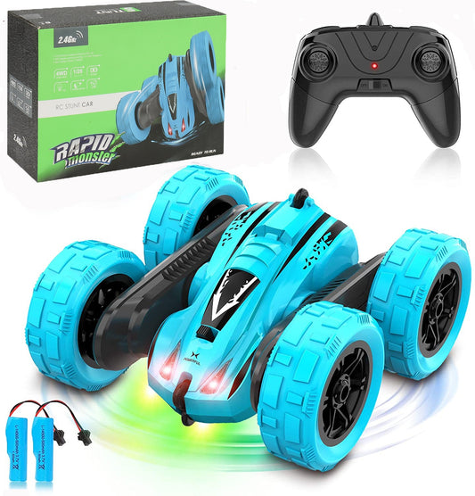 Radio Remote Control Car Double Side RC Stunt