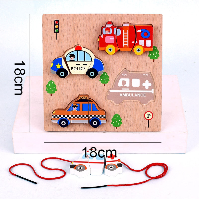 Wooden Educational Toys for Baby Motessori