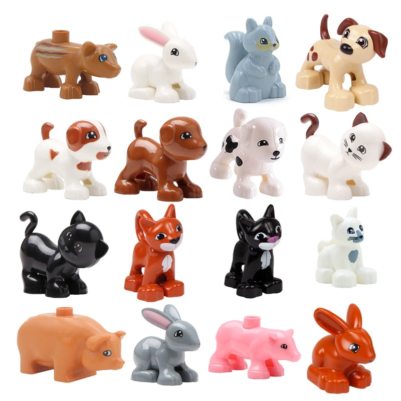 Farm Animals Zoo Compatible Children Toys