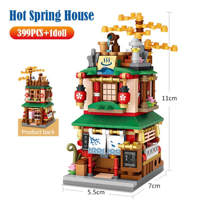 Mini City Street View Noodle Building Blocks