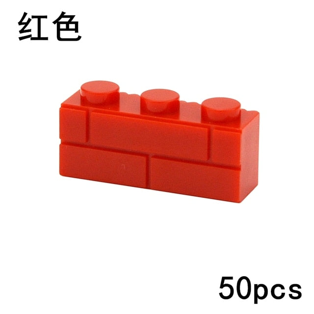 Thick Wall Figures Bricks Compatible Dots Building