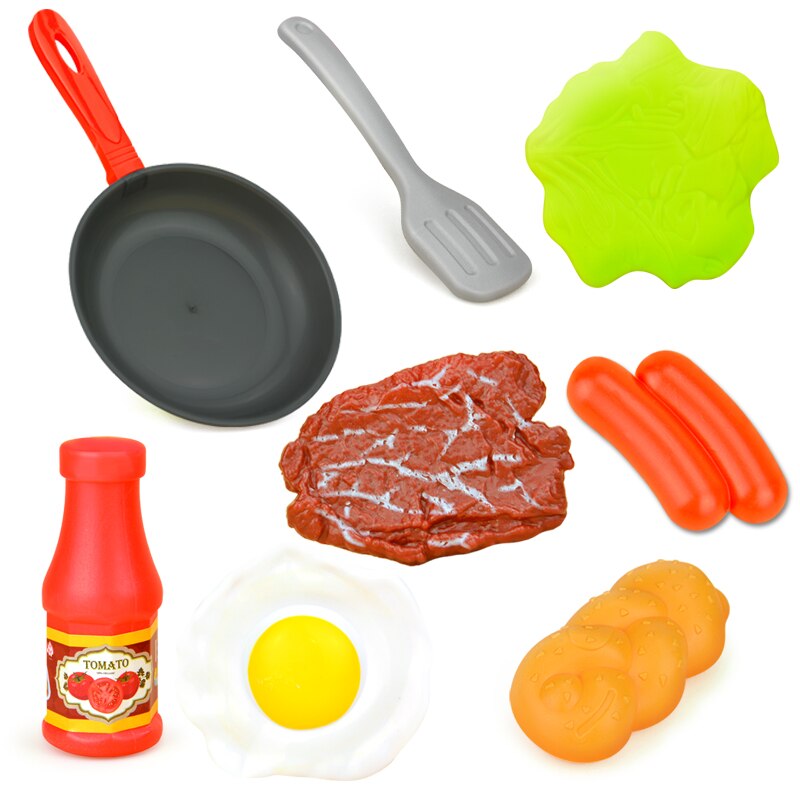 Kitchen Food Toys Simulation Kitchenware Play Set