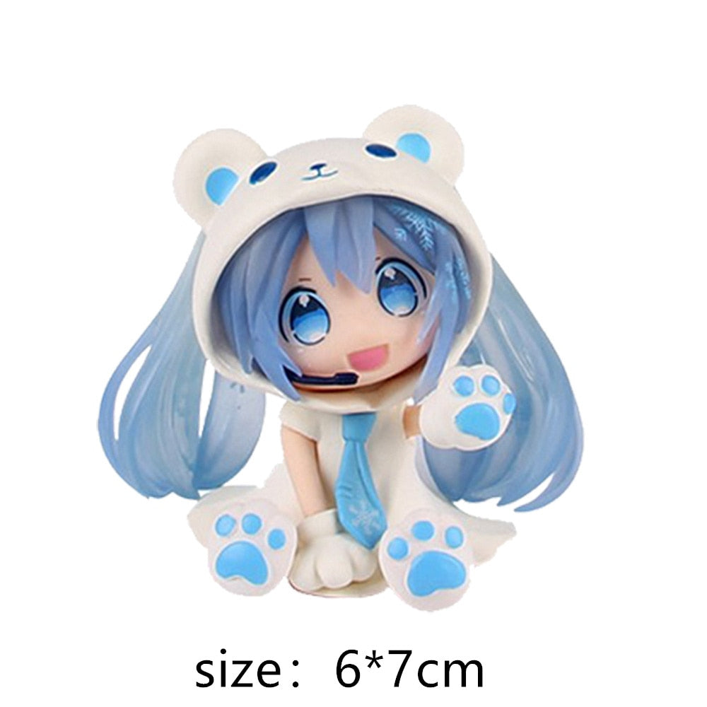 New 10cm Mini Q Posket  Hatsune Miku Action Figure