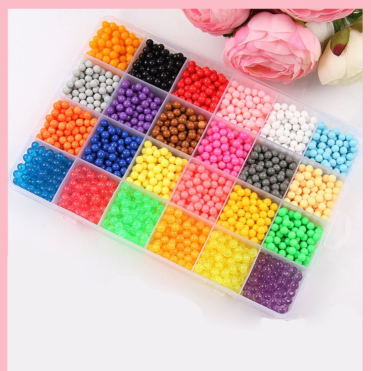 Water spray beads 24 colors Refill Beads puzzle