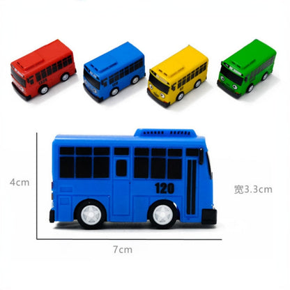 Cartoon TAYO Bus Kids Toys Mini Pull Back Car