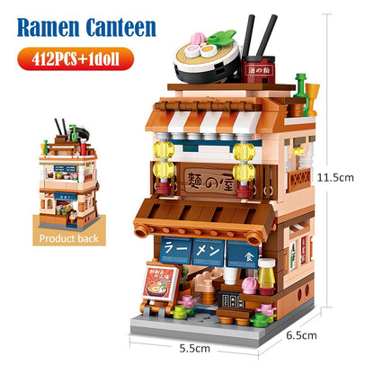 Mini City Street View Noodle Building Blocks