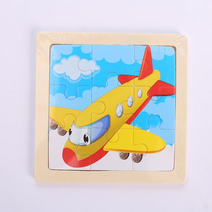 Cartoon Wooden Children 3D Jigsaw Puzzle Baby