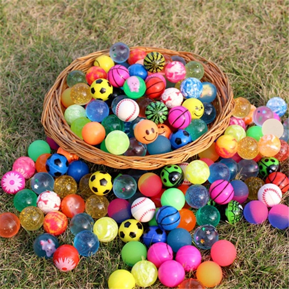 Small Jumping Rubber Ball Anti Stress Bouncing Balls