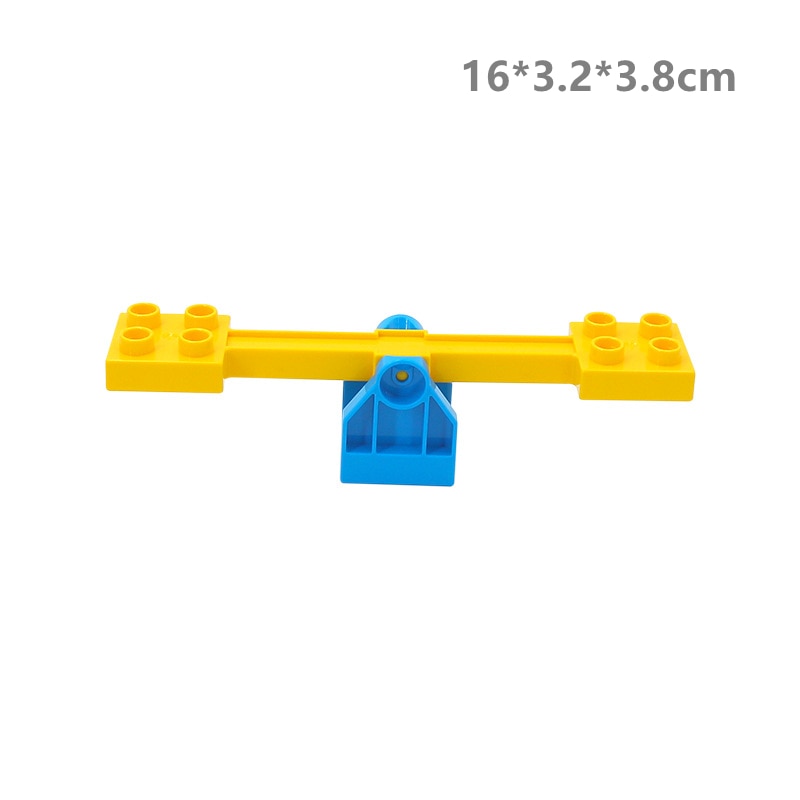 Big Building Blocks Compatible Slide Swing Seesaw