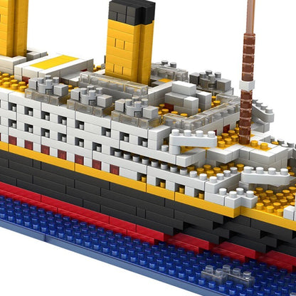 Mini Bricks Model Titanic Cruise Ship Model Boat