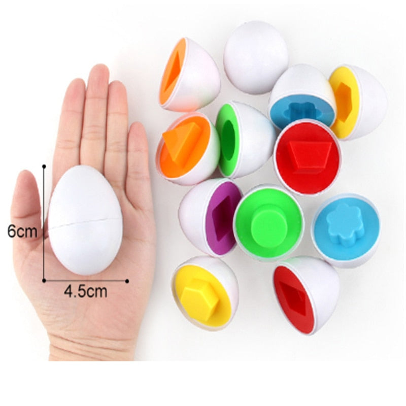 Montessori Smart Eggs 3D Puzzle Toys For Children