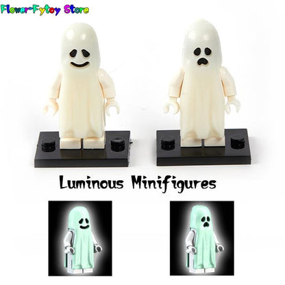 Horror Halloween Series Building Blocks Luminous