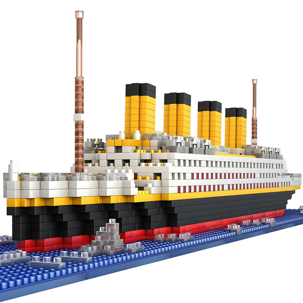 Mini Bricks Model Titanic Cruise Ship Model Boat