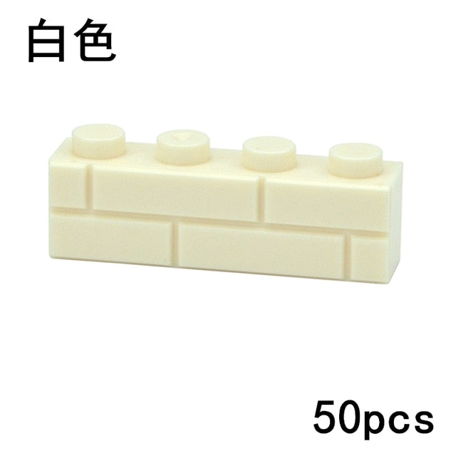 Thick Wall Figures Bricks Compatible Dots Building