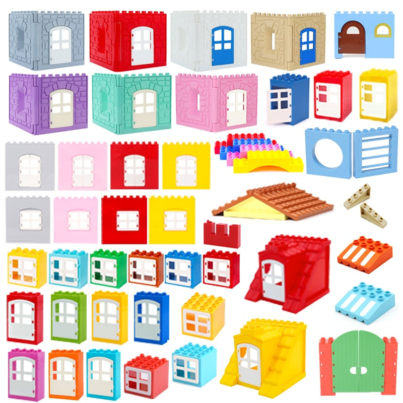 Big Particles Building Blocks House Parts Accessory