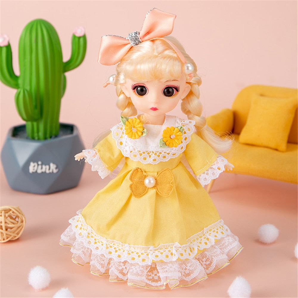 16cm Princess BJD Doll with Clothes and Shoes