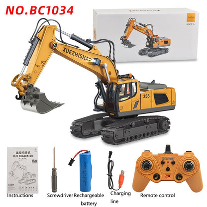 Large Alloy Remote Control Excavator