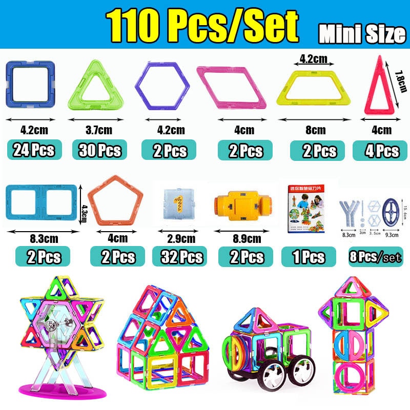 Mini Size Magnetic Designer Magnet Building Blocks