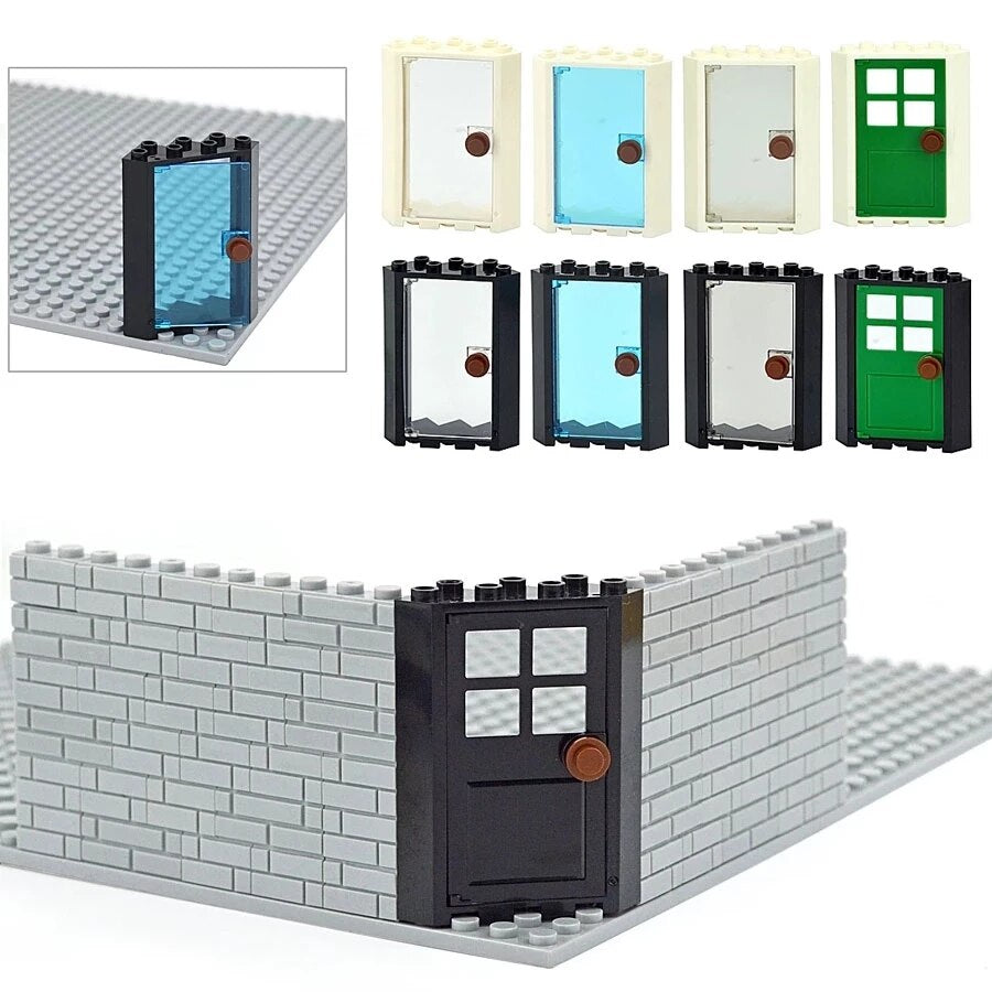 Thick Wall Figures Bricks Compatible Dots Building