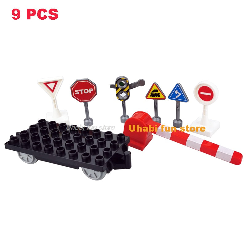 Rail Transport Big Size Building Blocks Creative