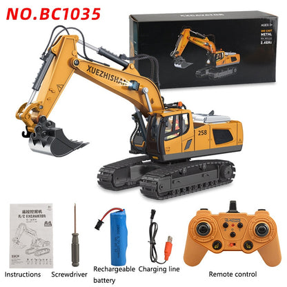 Large Alloy Remote Control Excavator