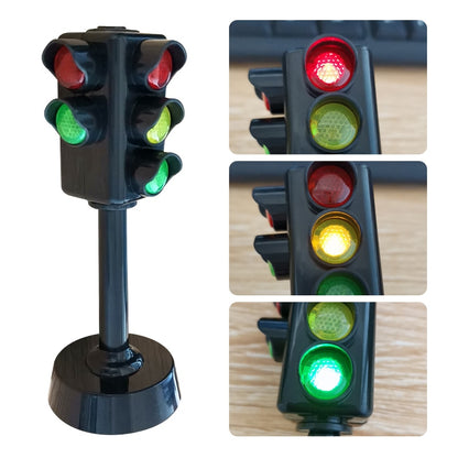 Mini Traffic Signs Road Light Block with Sound LED