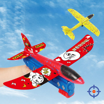 Foam Plane 10M Launcher Catapult Airplane Gun Toy