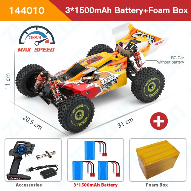 RC Car Brushless Electric High Speed Off-Road Toys