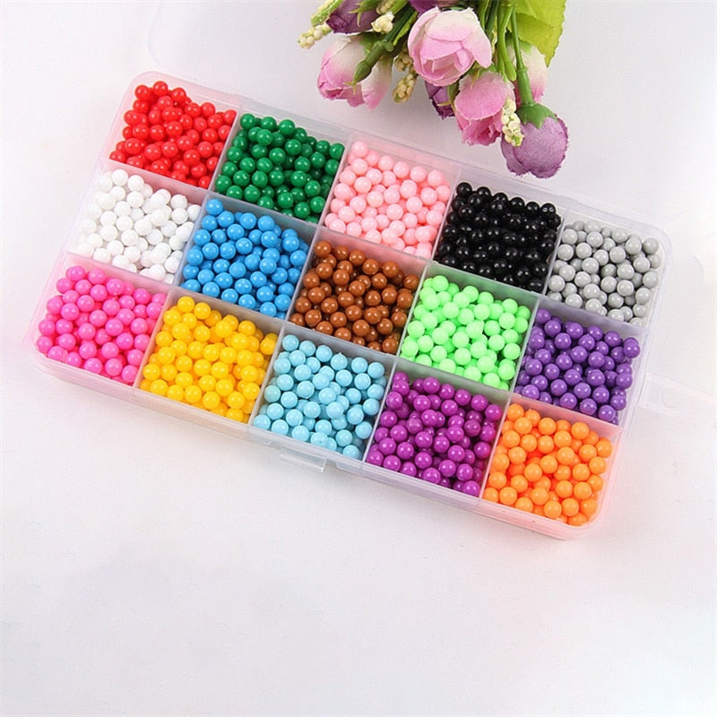 Water spray beads 24 colors Refill Beads puzzle