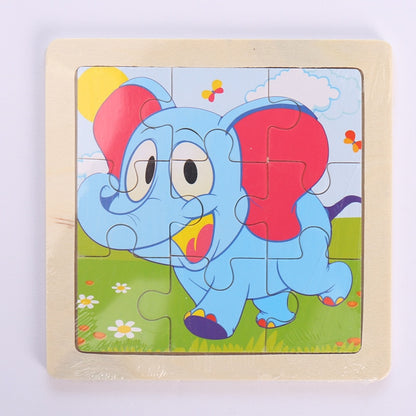 Cartoon Wooden Children 3D Jigsaw Puzzle Baby