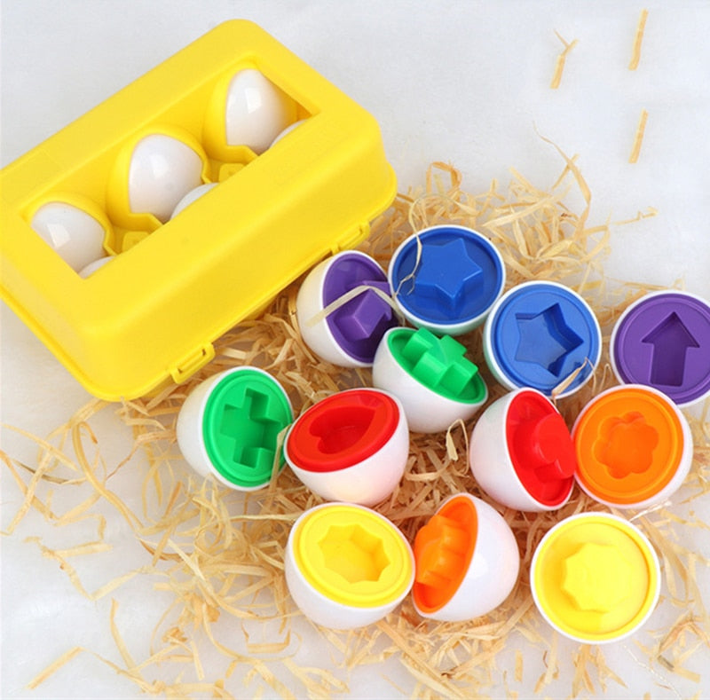 Montessori Smart Eggs 3D Puzzle Toys For Children