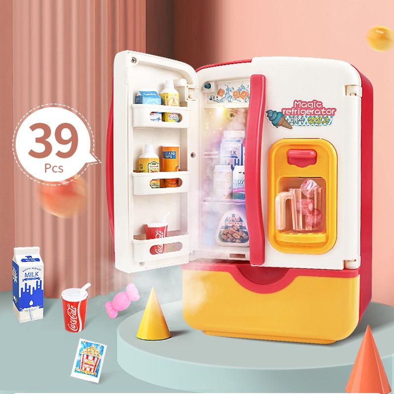 Kids Toy Fridge Refrigerator Accessories