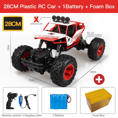 4WD RC Car With Led Lights 2.4G Radio Remote Control