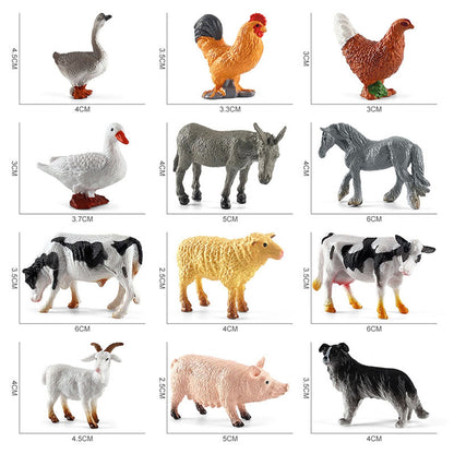 Realistic Animal Figurines Simulated Poultry Action Figure