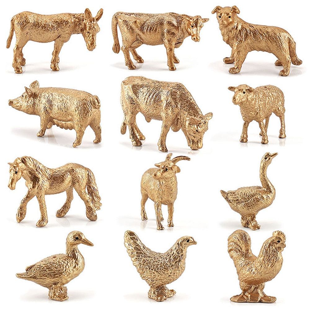 Realistic Animal Figurines Simulated Poultry Action Figure