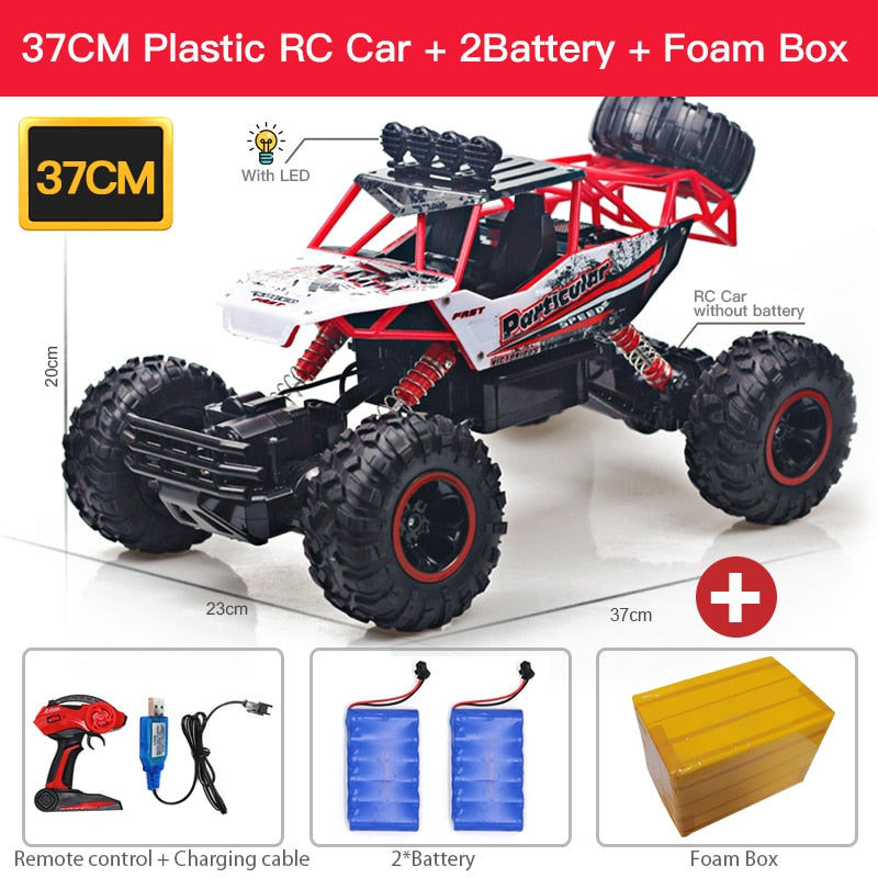 4WD RC Car With Led Lights 2.4G Radio Remote Control