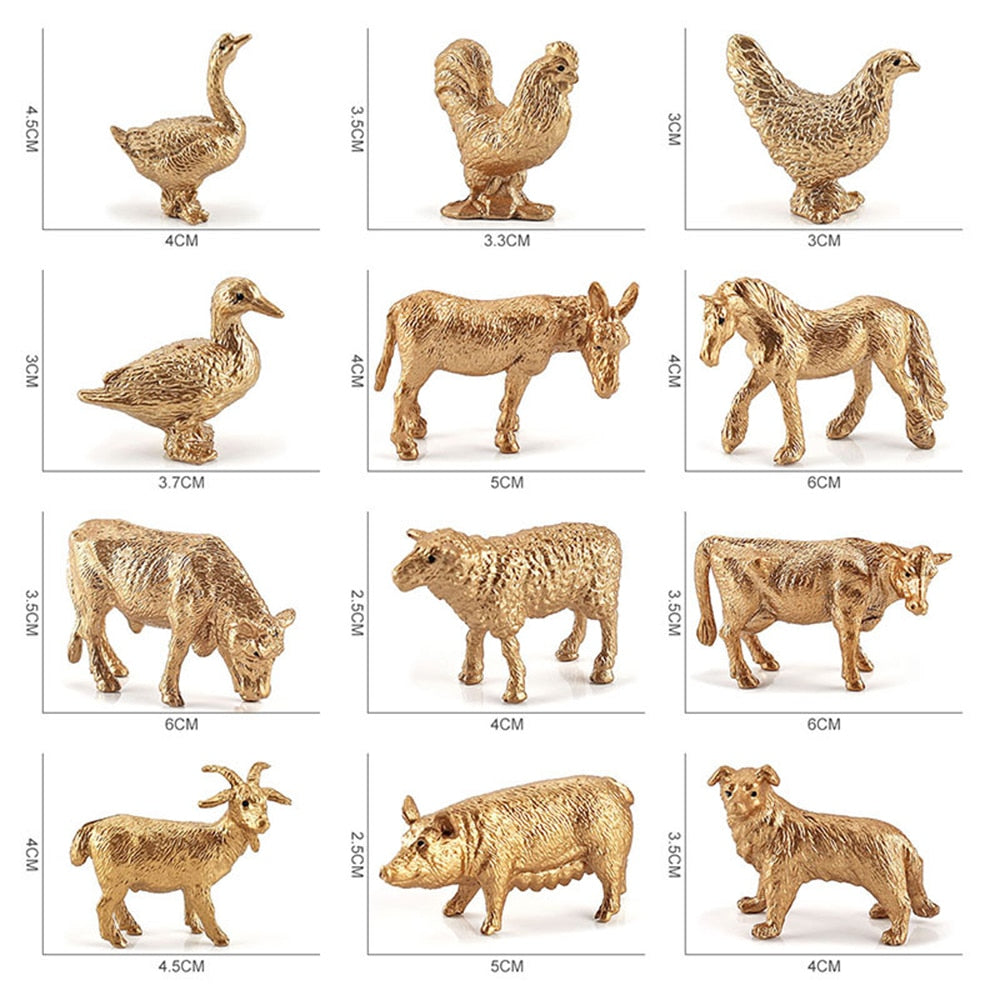 Realistic Animal Figurines Simulated Poultry Action Figure