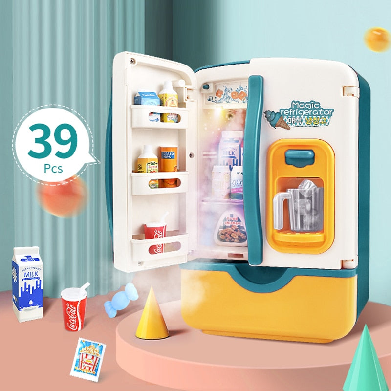Kids Toy Fridge Refrigerator Accessories