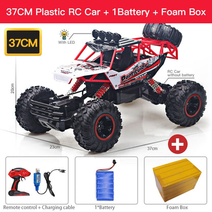 4WD RC Car With Led Lights 2.4G Radio Remote Control