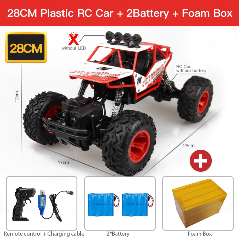 4WD RC Car With Led Lights 2.4G Radio Remote Control