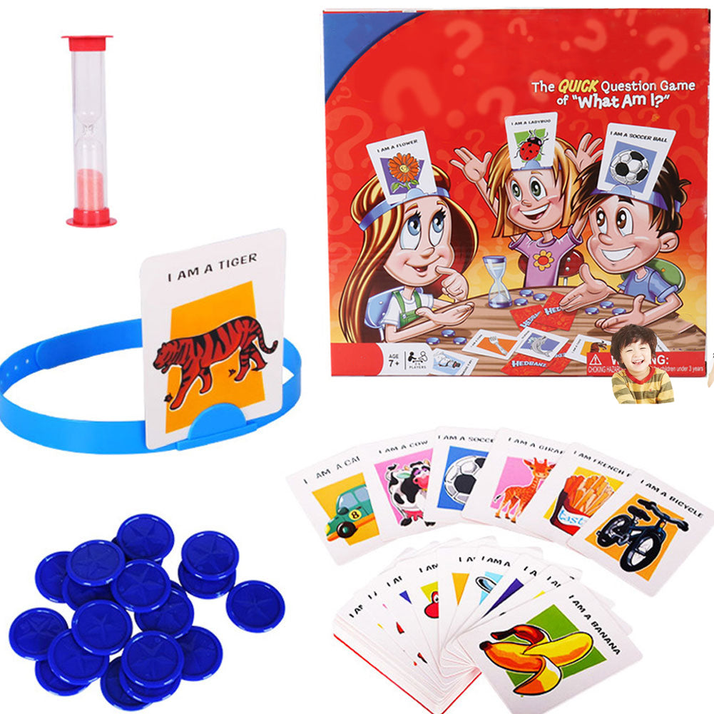 Quick Question Of What Am I Cards Board Game Funny Gadgets