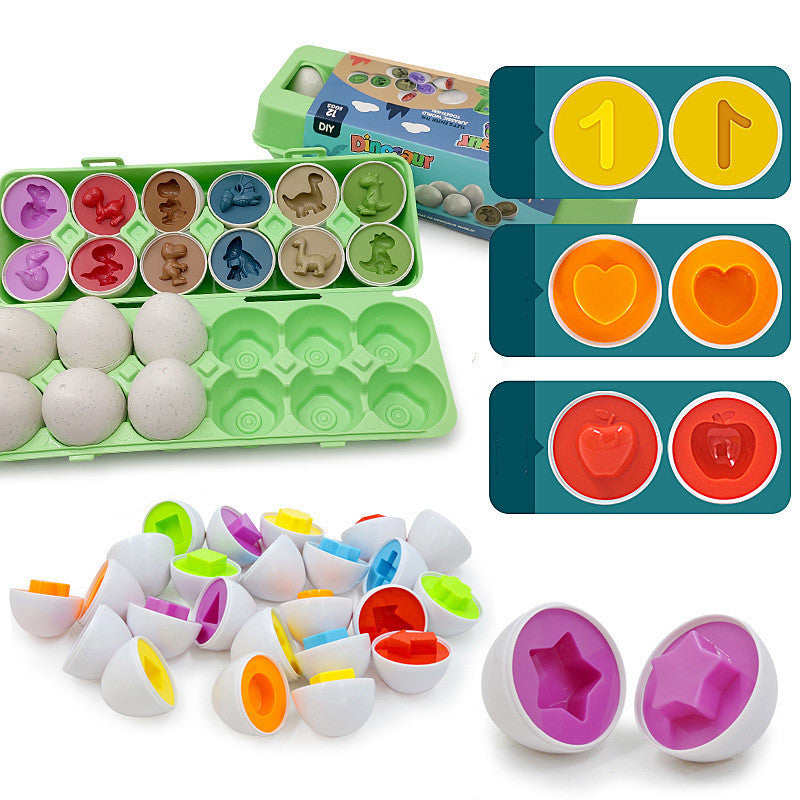 Baby Learning Educational Toy Smart Egg Toy Games Shape Matching