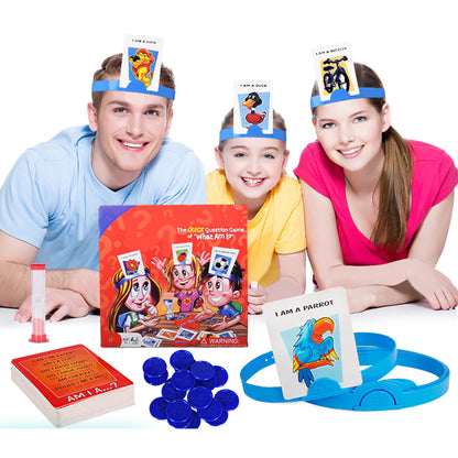 Quick Question Of What Am I Cards Board Game Funny Gadgets