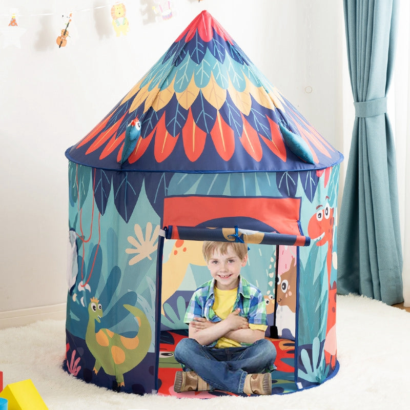 Children Play Toys Tents Portable Folding Tipi Tent Cubby Playhouse