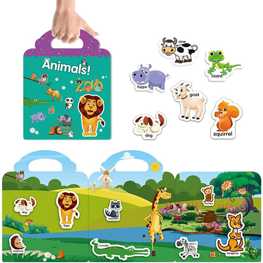 Children's Sticker Book DIY Sticker Dinosaur Animal