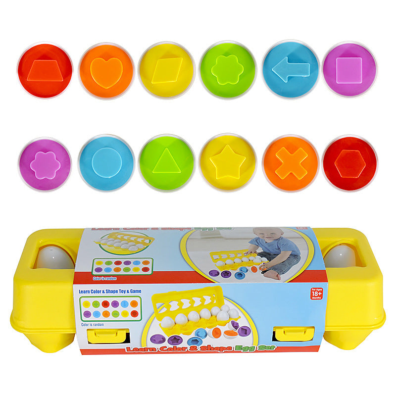 Baby Learning Educational Toy Smart Egg Toy Games Shape Matching