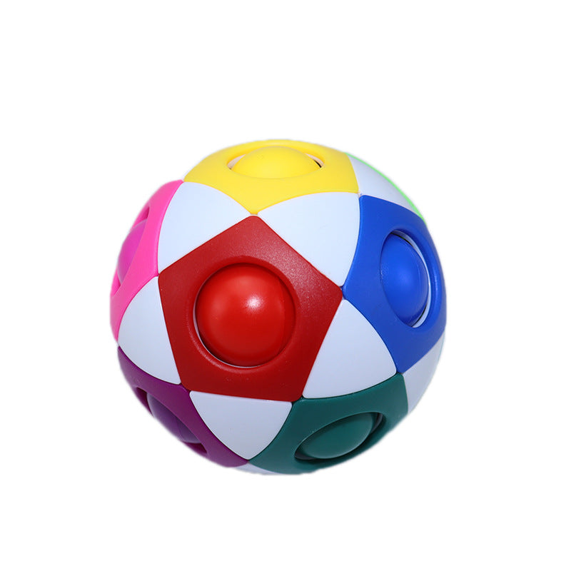 Decompression Soccer Rainbow Ball Magic Cube Intellectual Toys